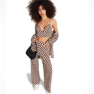Steve Madden 3- PIECE CHECKERED SET